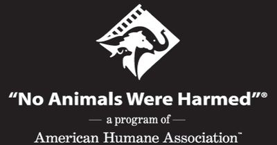 "No animals were harmed"